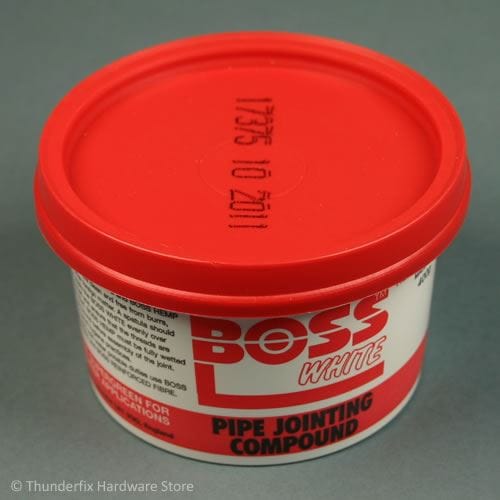 Boss White Jointing Compound 400g Pipe Thread Seal