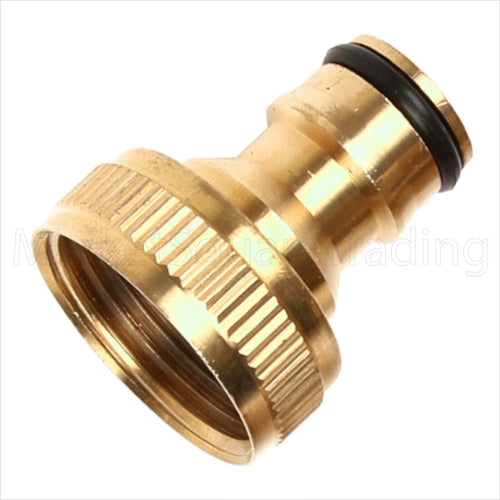Brass Hosepipe Tap Connector Pushfit Quick Connect 3/4" BSP to 1/2" Male
