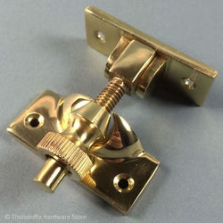 Brighton Sash Window Fastener Solid Brass - Thunderfix Hardware