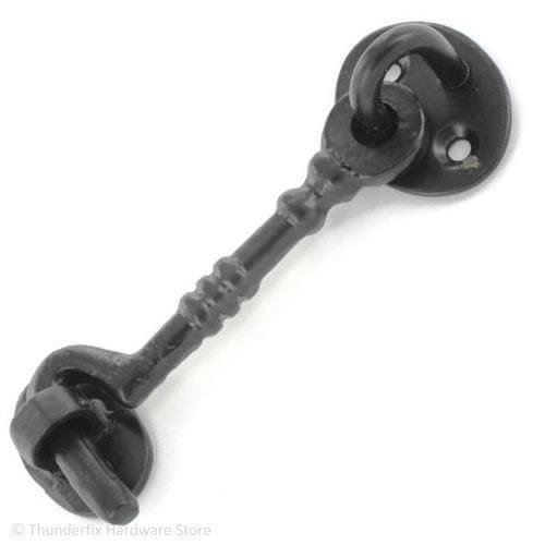 Cabin Hook Cast Black Door Or Gate Hook Antique Style 100mm
