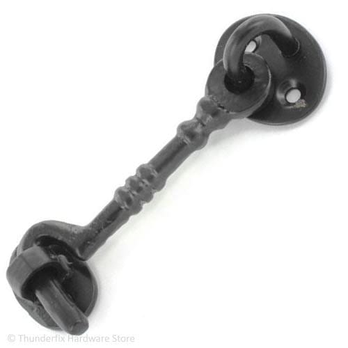 Cabin Hook Cast Black Door Or Gate Hook Antique Style 75mm