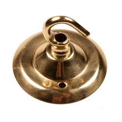 Ceiling Hook Brass Lamp Chandelier Light Hook 75mm Diameter - Thunderfix Hardware