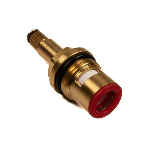 Ceramic Tap Valve 1/2" BSP Hot Red Replacement Cartridge 20 Spline ref-PRHT
