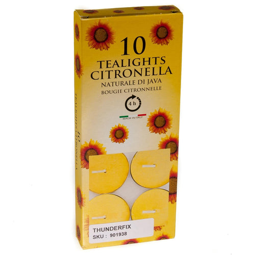 Citronella Scented Tealights Insect Repellents (Pack of 10) | Prices
