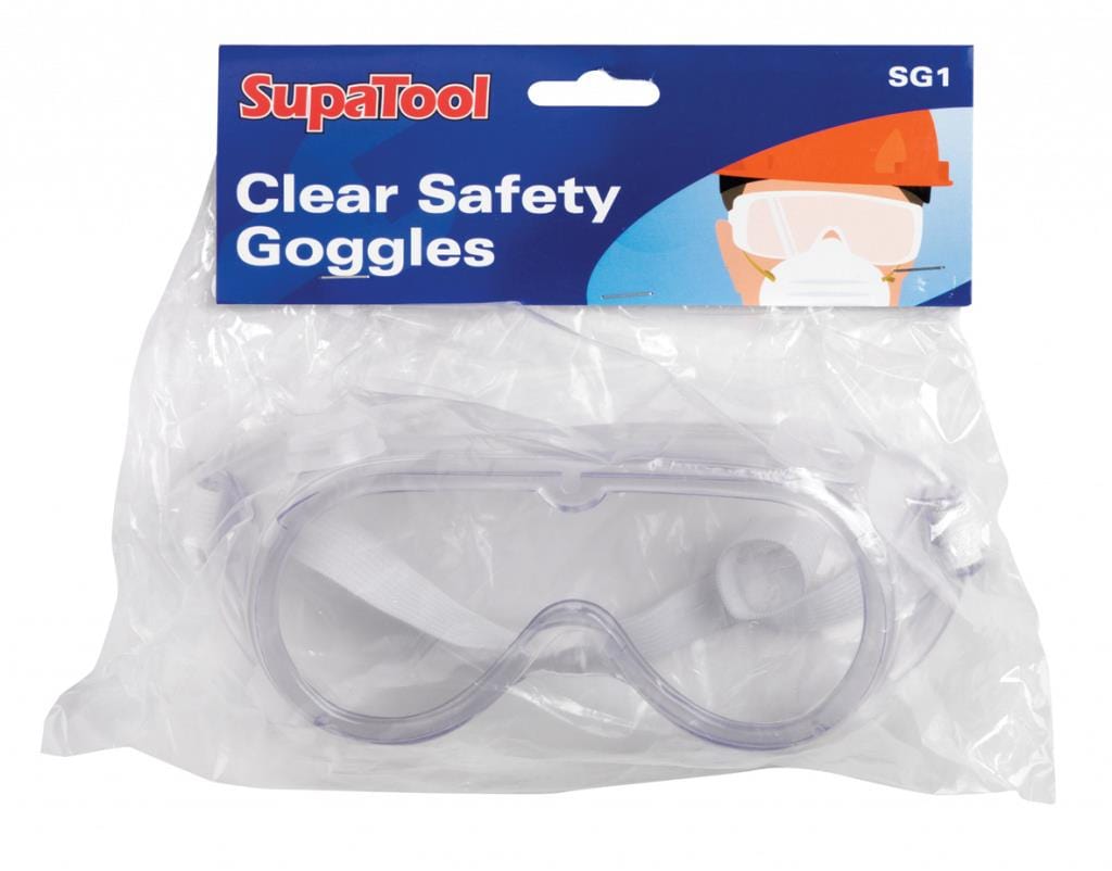 Clear Safety Goggles | SupaTool Service Item SupaTool 901435
