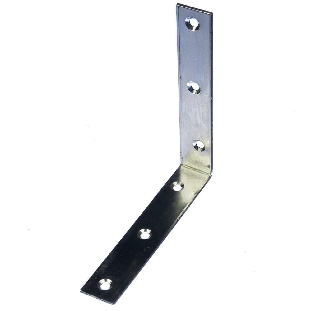 Corner Brace Bracket Zinc Plated 125mm x 125mm - 5" Brackets and Plates Thunderfix 901447