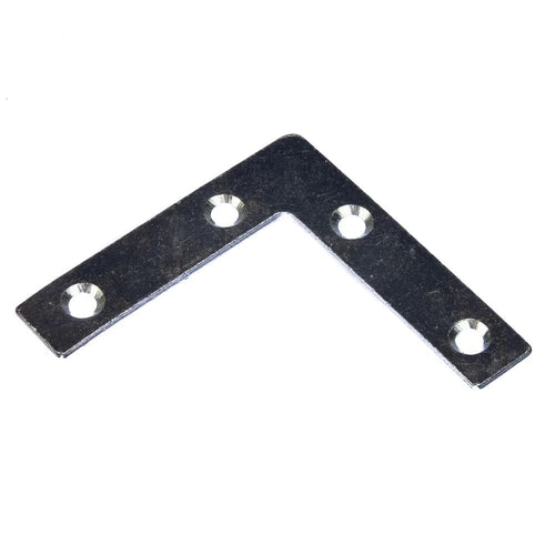 Corner Plate Bracket Zinc 75mm x 75mm - 3" x 3"
