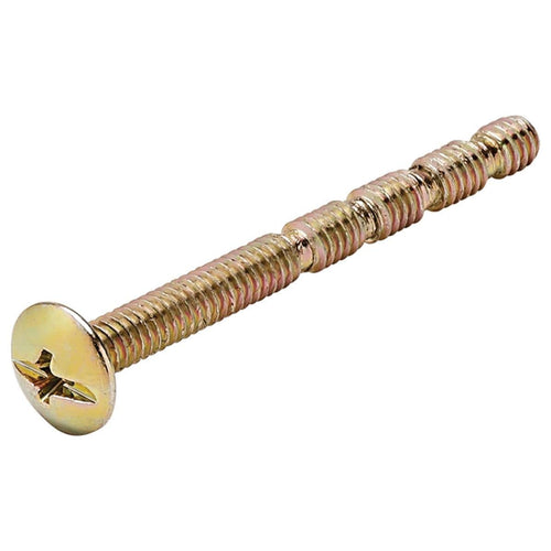 Cupboard Drawer Handle Snap Off Cut Off Screw 8/32" x 45mm (Pack of 10)