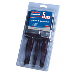 Decorator Brush Set 5 Piece | SupaDec Paint Brushes SupaDec 901350