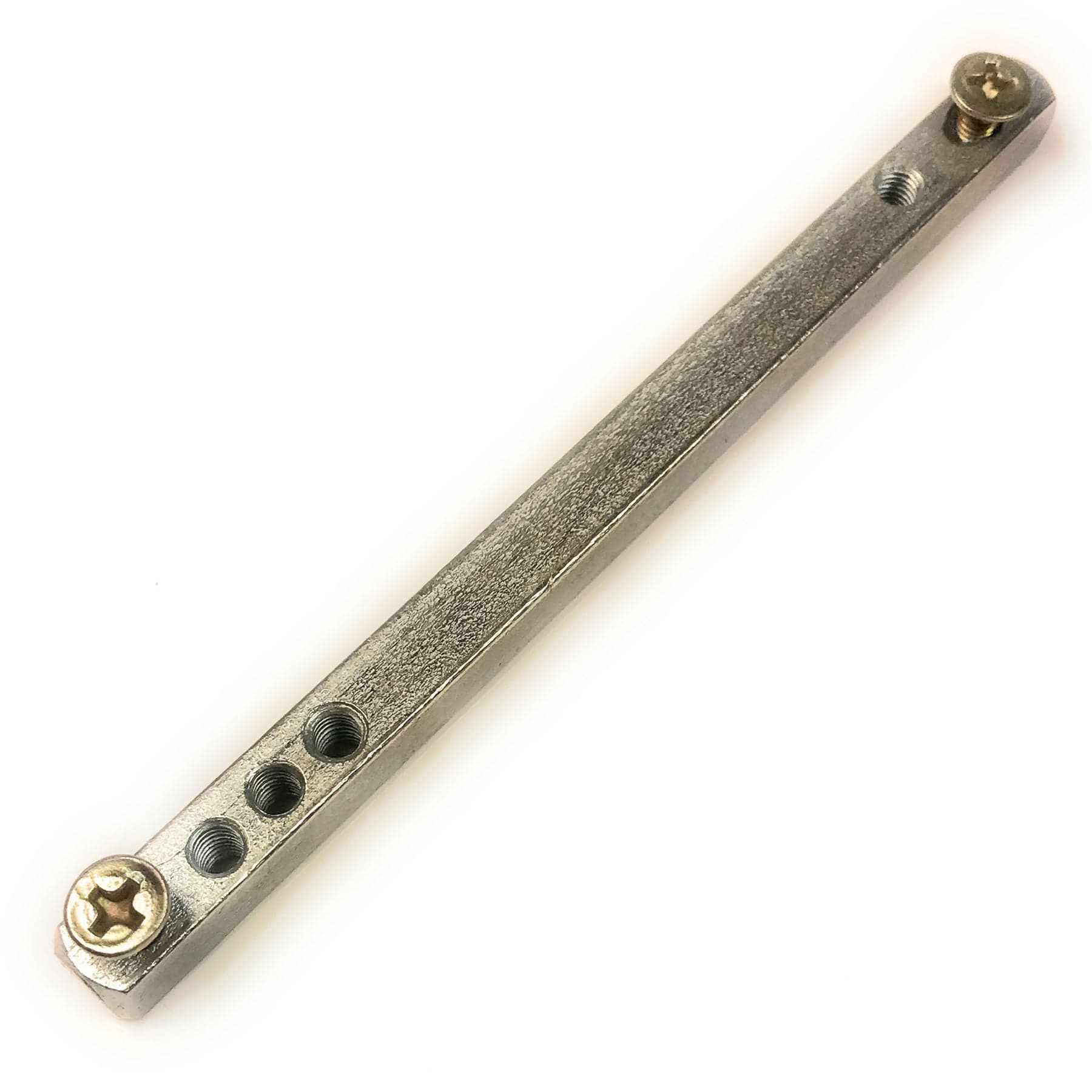 Drilled and Tapped Door Handle Spindle With Screws 115mm - Thunderfix Hardware