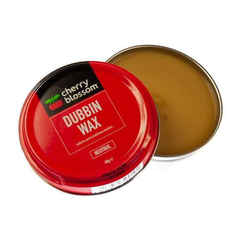 Dubbin Neutral 50ml Tin Waterproofs Protect Leather Shoe & Boot Wax | Cherry Blossom