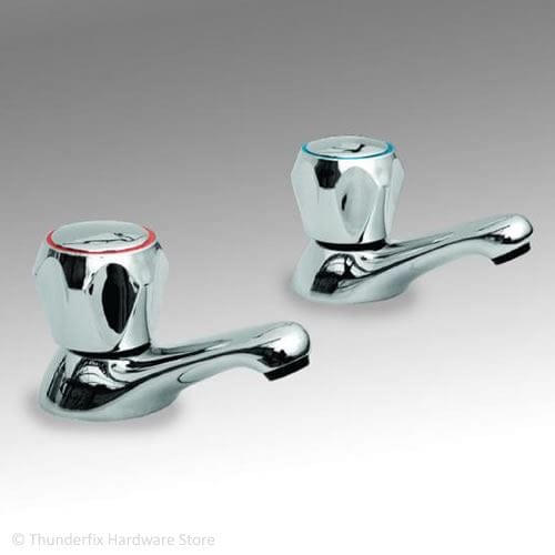 Eclipse Basin Taps 1/2" BSP Standard Handles Chrome Plated