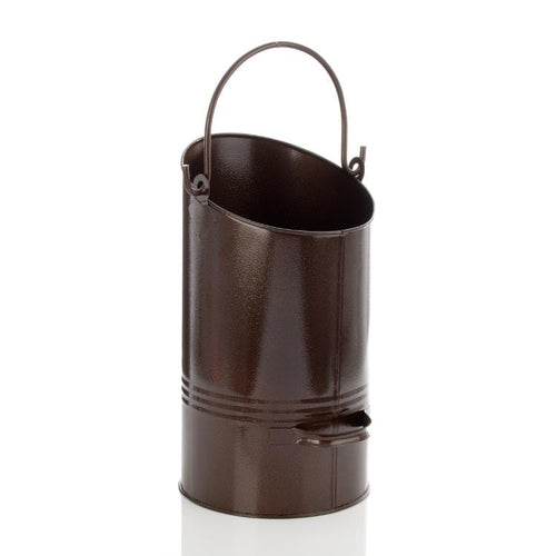 Ellipse Hammered Copper Coal Hod 16" Fireside Accompaniment