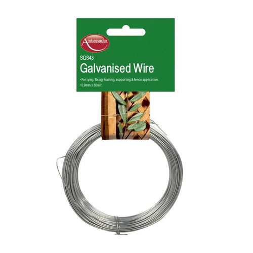 Galvanised Wire 0.9mm x 50m | Ambassador