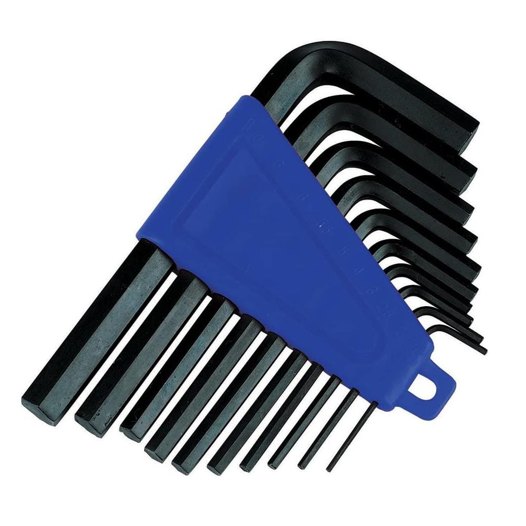 Hex Key Metric 2-10mm Allen Key Set | Silverline Allen Keys Silverline 900359