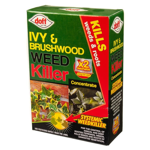 Ivy and Brushwood Systemic Weedkiller Cencentrate 2 Sachets | Doff