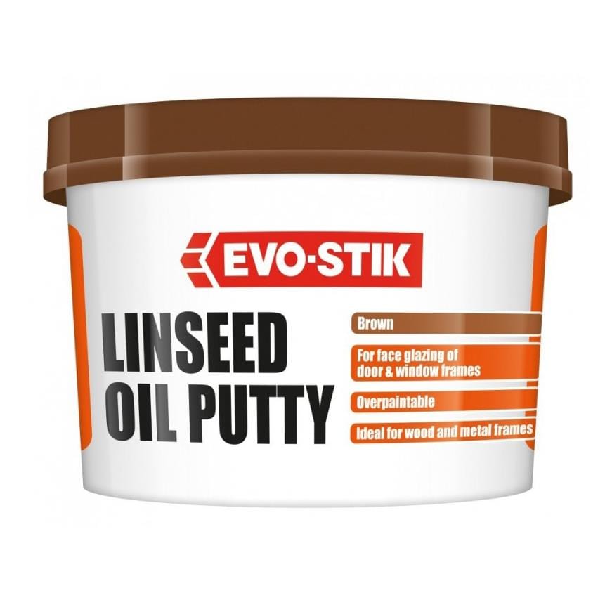 Linseed Oil Putty 500g Brown | Everbuild Putty Everbuild 900829