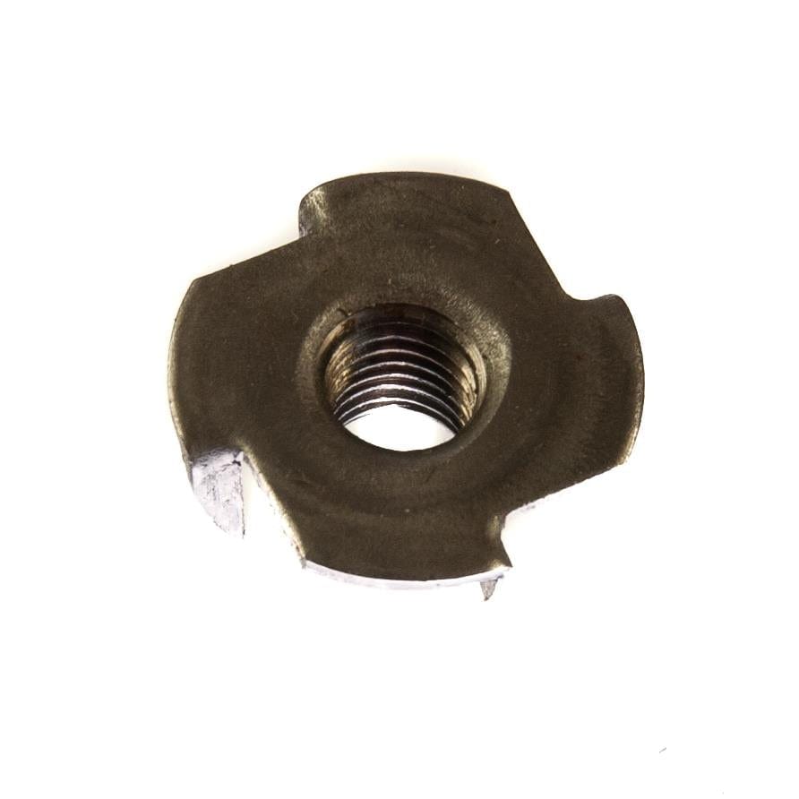 M8 8mm Pronged Tee Nut Captive Nut Self Colour | (Singles) Service Item Thunderfix 902053