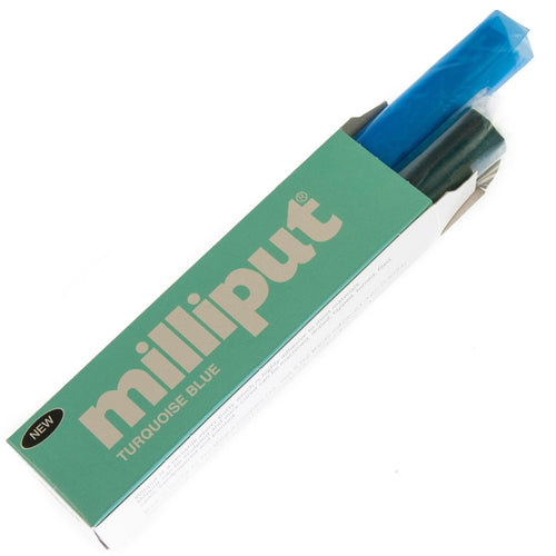 Milliput Standard Turquoise Epoxy Putty 113g Modelling Plumbing Ceramic Repair