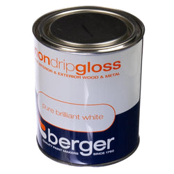 Non Drip Gloss White | 750ml | Berger Gloss Paint Berger 900688