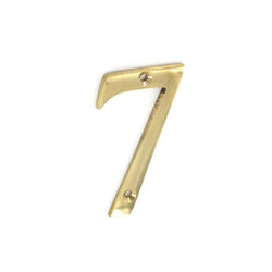 Number 7 Brass 75mm | S2507 | Securit Service Item Securit 901224