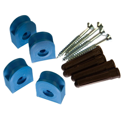 Picture Wire Hooks Size Medium for Masonry Walls With Fixings (Pack of 4)