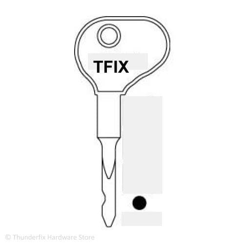 Plant Key 100686 Excavator Lawn Mower Fork Lift Tractor to suit Bosch | Thunderfix Industrial Keys Thunderfix 100686