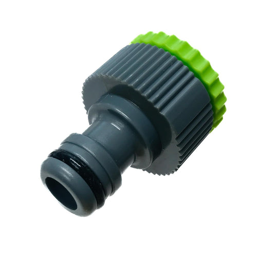 Plastic Tap Connector Pushfit Quick Connect 1/2" and 3/4" BSP