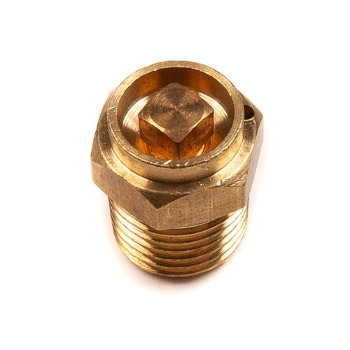 Radiator Air Vent Bleeder Brass 1/4" BSP 11.45mm Diameter Thread