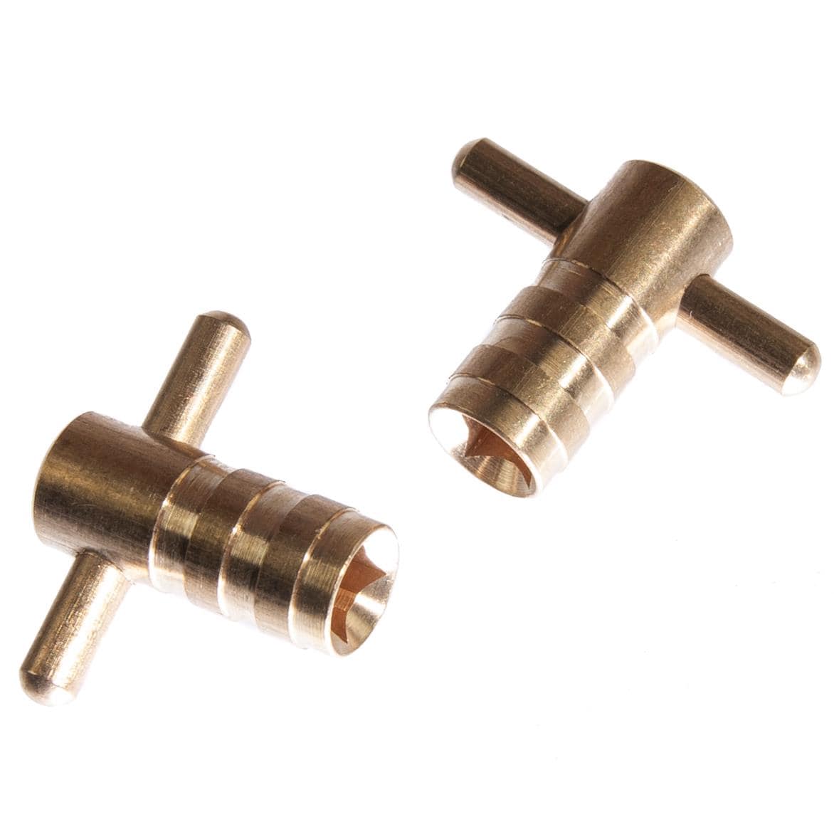 Radiator Bleed Key Solid Brass Radiator Vent Key (Pack of 2) Plumbing Tools Thunderfix 100021