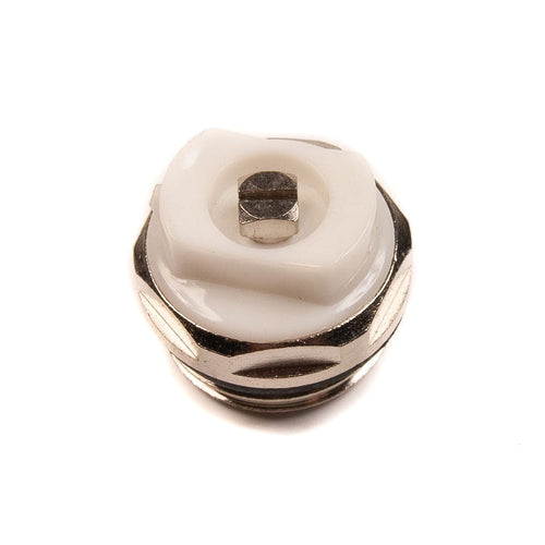 Radiator Directional Air Vent Bleeder Chrome 1/2" BSP 18.63mm Diameter