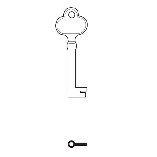 Replacement Wardrobe Key Furniture Key suitable for Ashtree Type Locks Furniture Keys Thunderfix 100074