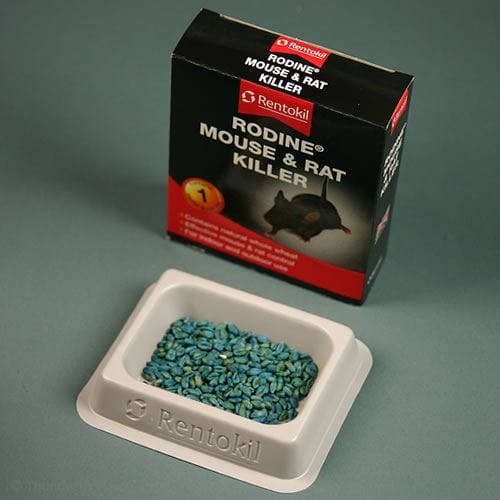Rodine Rat and Mouse Killer 50grams 1 Tray Rentokil PSR108