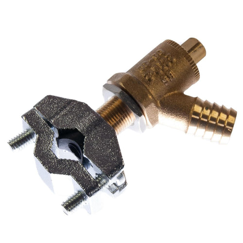 Self Cutting Brass Drain Valve 15mm Central Heating Plumbing Draw Valve