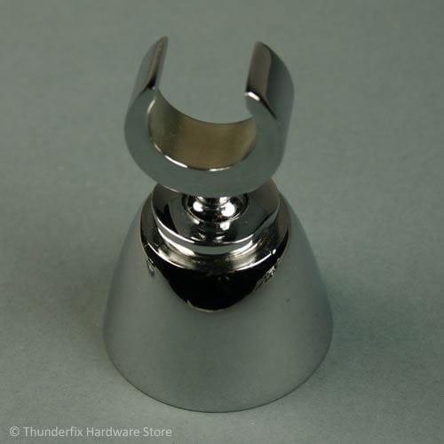 Shower Head Wall Bracket Holder Chrome Tilt and Swivel Head High Quality - Thunderfix Hardware