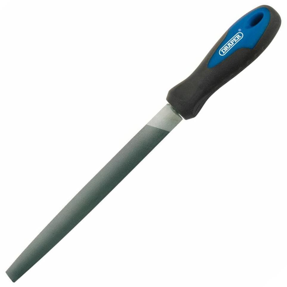 Soft Grip Engineers Half Round File 200mm | Draper Service Item Draper 901587