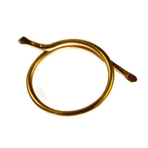 Split Curtain Ring Brass 1 1/8" - 29mm Diameter | (Singles)