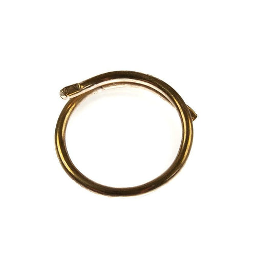 Split Curtain Ring Brass 7/8" - 23mm Diameter | (Singles)
