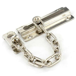 Steel Door Chain Nickel Plated 80mm | S1625 | Securit Door Chain Securit 900797