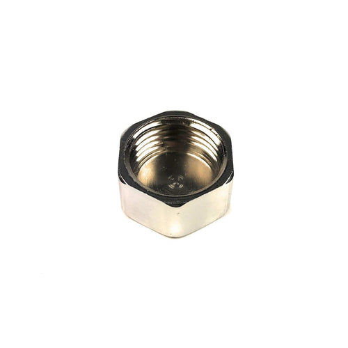 Stop End Cap 1/2" BSP Blanking Cap Chrome Plated Fits 19mm Thread