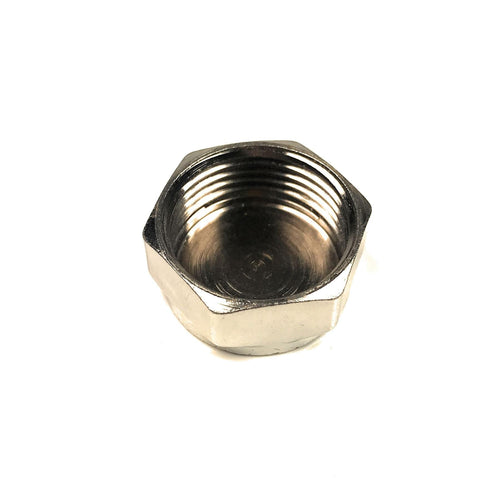 Stop End Cap 3/4" BSP Blanking Cap Chrome Plated Fits 24mm Thread