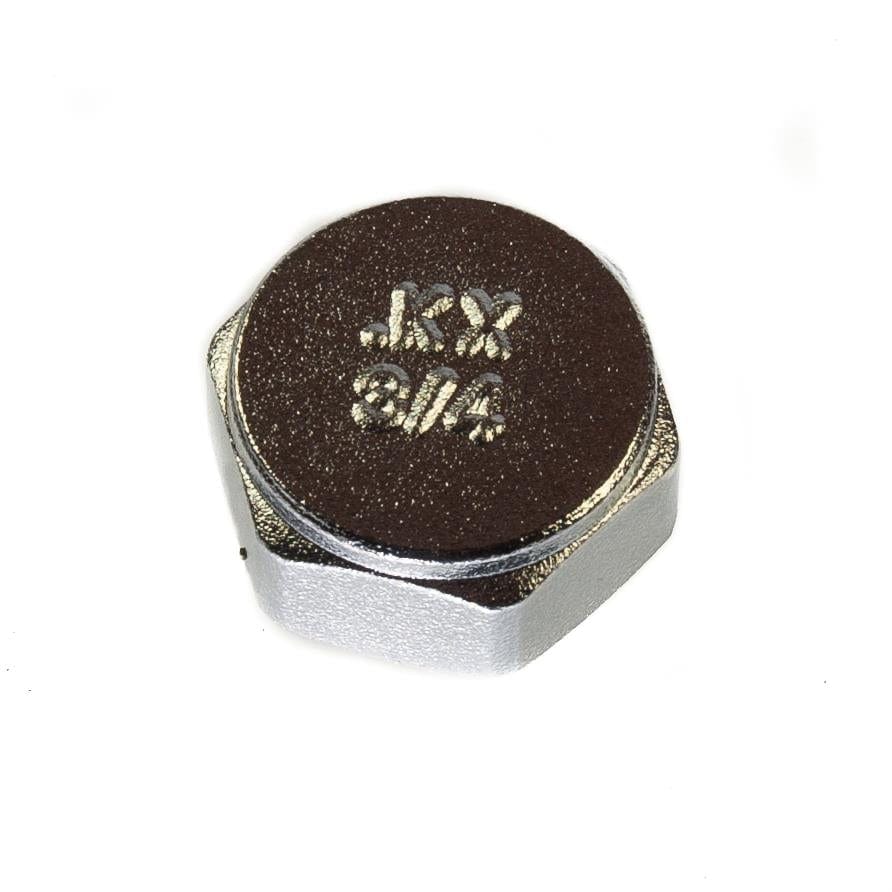 Stop End Cap 3/4" BSP Blanking Cap Stamped Chrome Plated Fits 24mm Thread Brass Caps Thunderfix 901567
