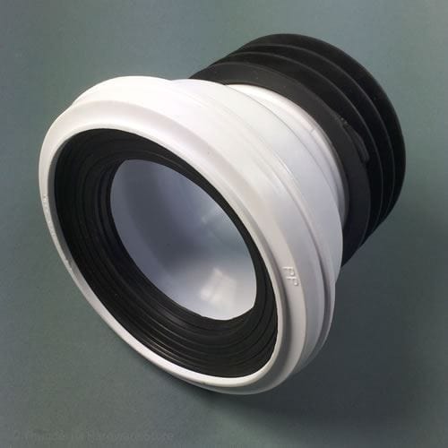 Straight WC Toilet Pan Connector to 110mm Soil Pipe - Thunderfix Hardware