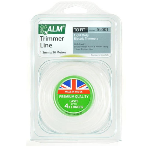 Strimmer Wire Trimmer Line 1.3mm 30m White | ALM