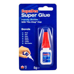 Super Glue | 5g Bottle | SupaDec Adhesive Glue SupaDec 900310