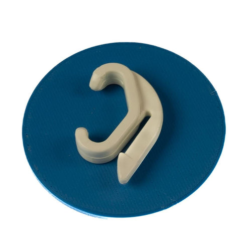 Swish Valance L380W Curtain Rail Glider Hooks White Runner Clips (Pack of 10)