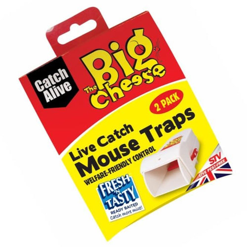 The Big Cheese Live Catch Mouse Trap Twin Pack