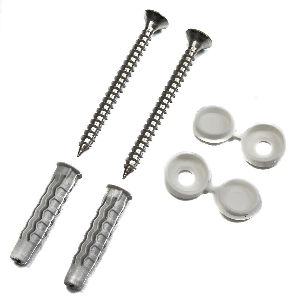 Toilet Pan WC Fixing Screws Sanitary Screws Stainless Steel 6mm x 70mm Sanitary Fixings Thunderfix 100701