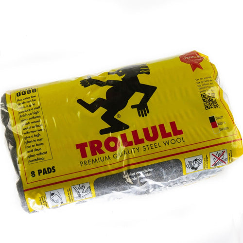 Utility Pads Grade 0000 8 Pads Wire Wool Very Fine| Trollull