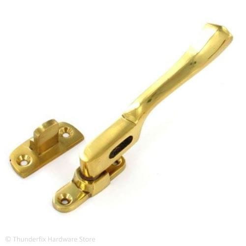 Victorian Casement Fastener Vent Brass Window Catch Vent 105mm